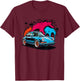 964 930 911 Sports Car T-Shirt - T-Shirt | Maroon