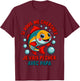 Enfant Pêche avec papa drôle de poisson qui saute T-Shirt - T-Shirt | Maroon