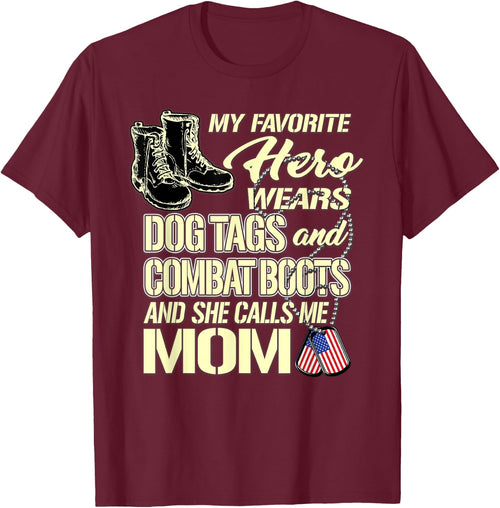 My Daughter Wears Dog Tags And Combat Boots - Proud Army Mom Women