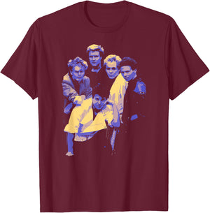 TV Times Duran Duran Bandporträt, blau, 1983 T-Shirt - T-Shirt | Maroon