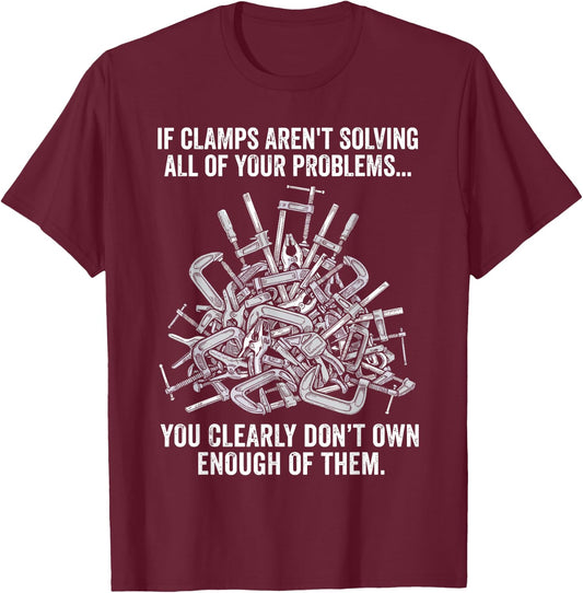 Funny Woodworking Design Women Woodworker Carpenter T-Shirt - T-Shirt | Maroon