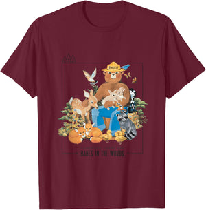 Smokey Bear Officially Licensed T-Shirt - T-Shirt | Maroon