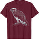 Birds of Prey , Osprey Hawk T-Shirt - T-Shirt | Maroon