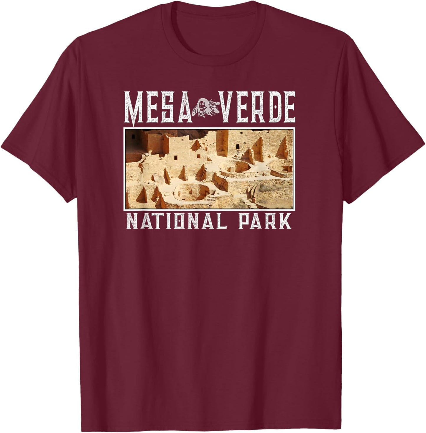 Mesa Verde National Park T Shirt | National Park Shirt T-Shirt - T-Shirt | Maroon