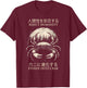Reject Humanity Evolve into Crab Funny Sarcastic T-Shirt - T-Shirt | Maroon