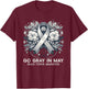 Go Gray In May Brain Cancer & Tumor Awareness Ribbon Grey , Black, S T-Shirt - T-Shirt | Maroon