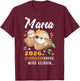 Mama 2026 Baby Ankündigung, Schwangerschaft, Werdende Mutter T-Shirt - T-Shirt | Maroon