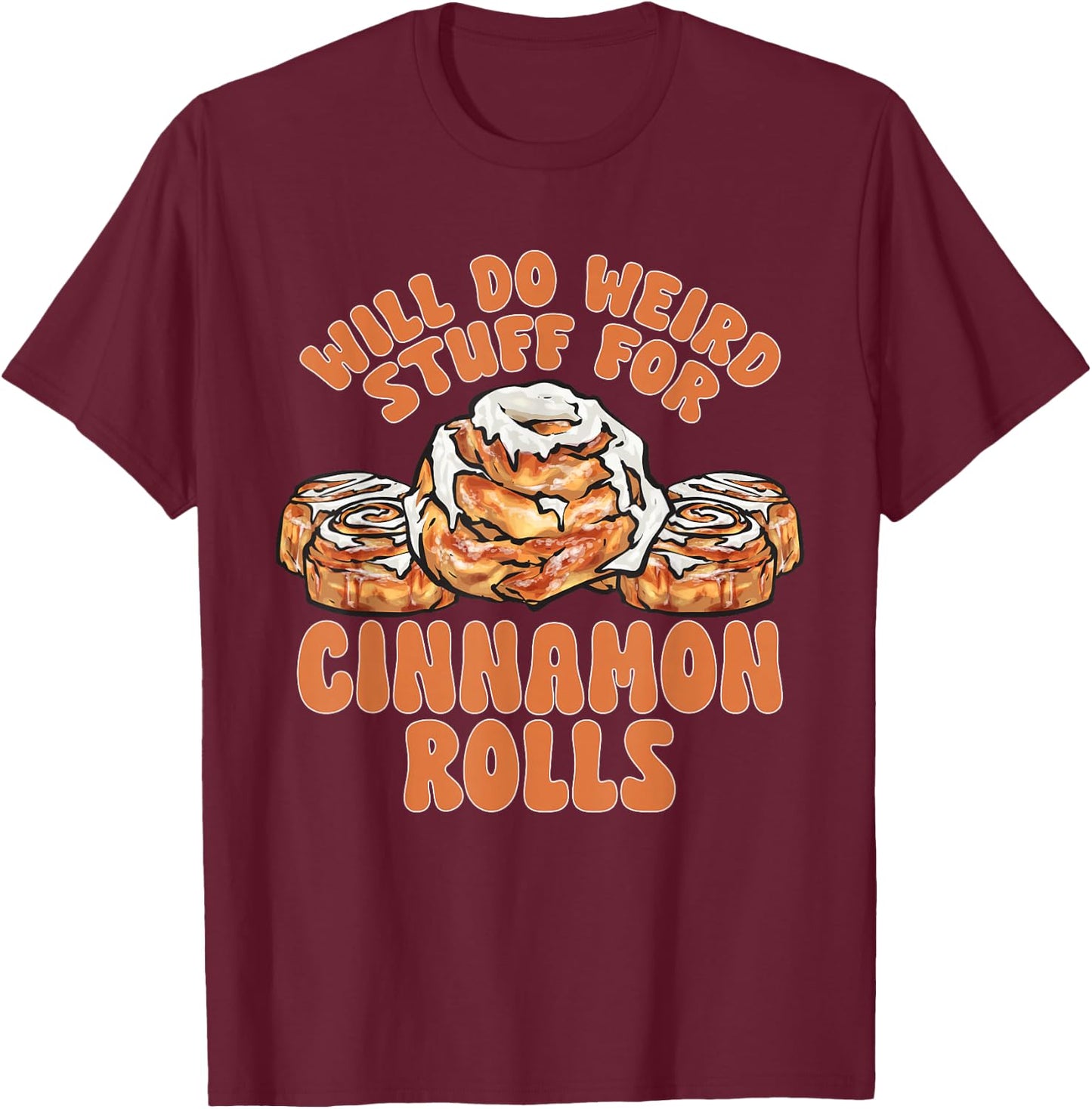Cinnamon Snail T-Shirt - T-Shirt | Maroon