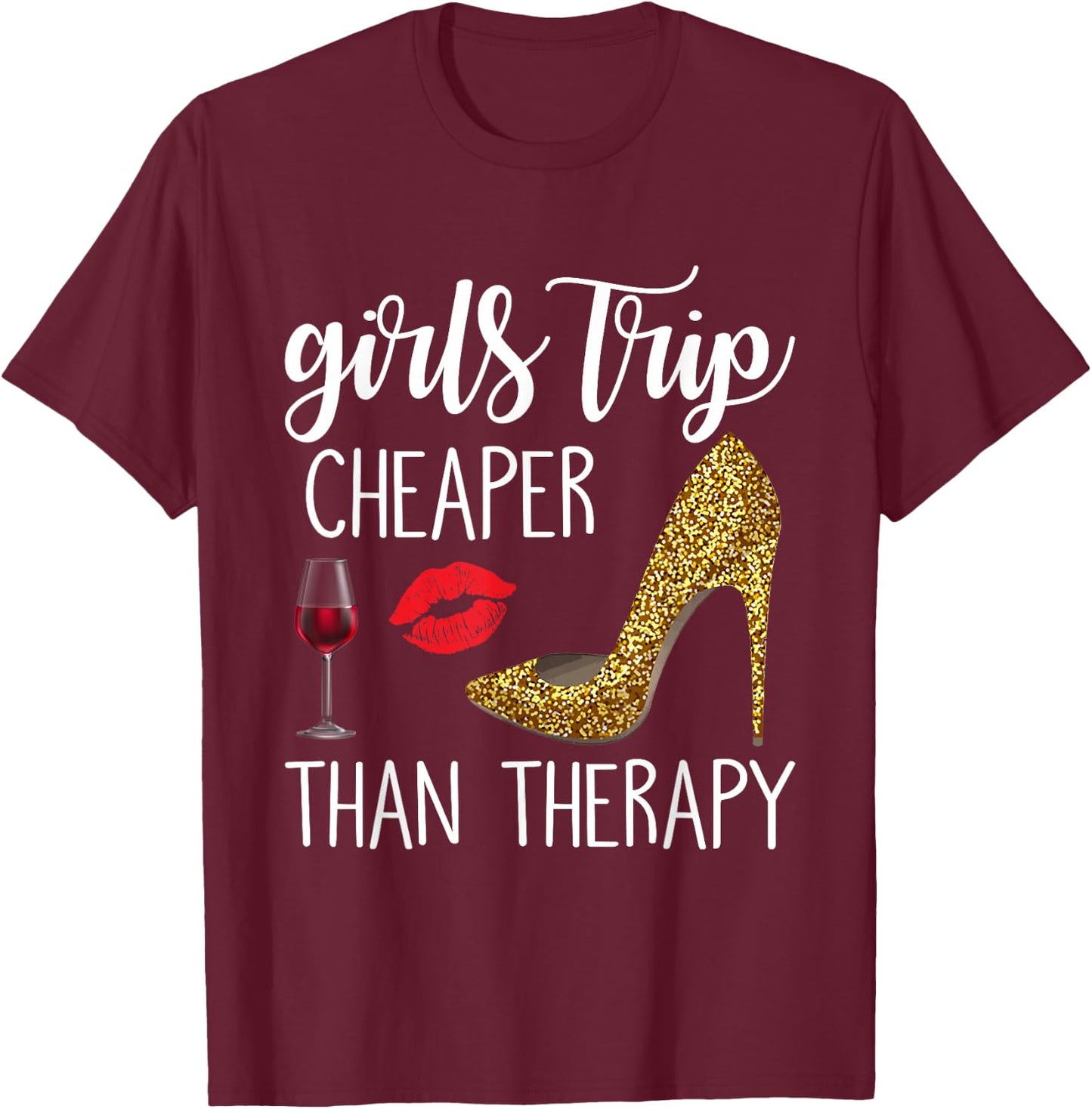 Girls Weekend 2025 Women Girls Trip Travel 2025 T-Shirt - T-Shirt | Maroon