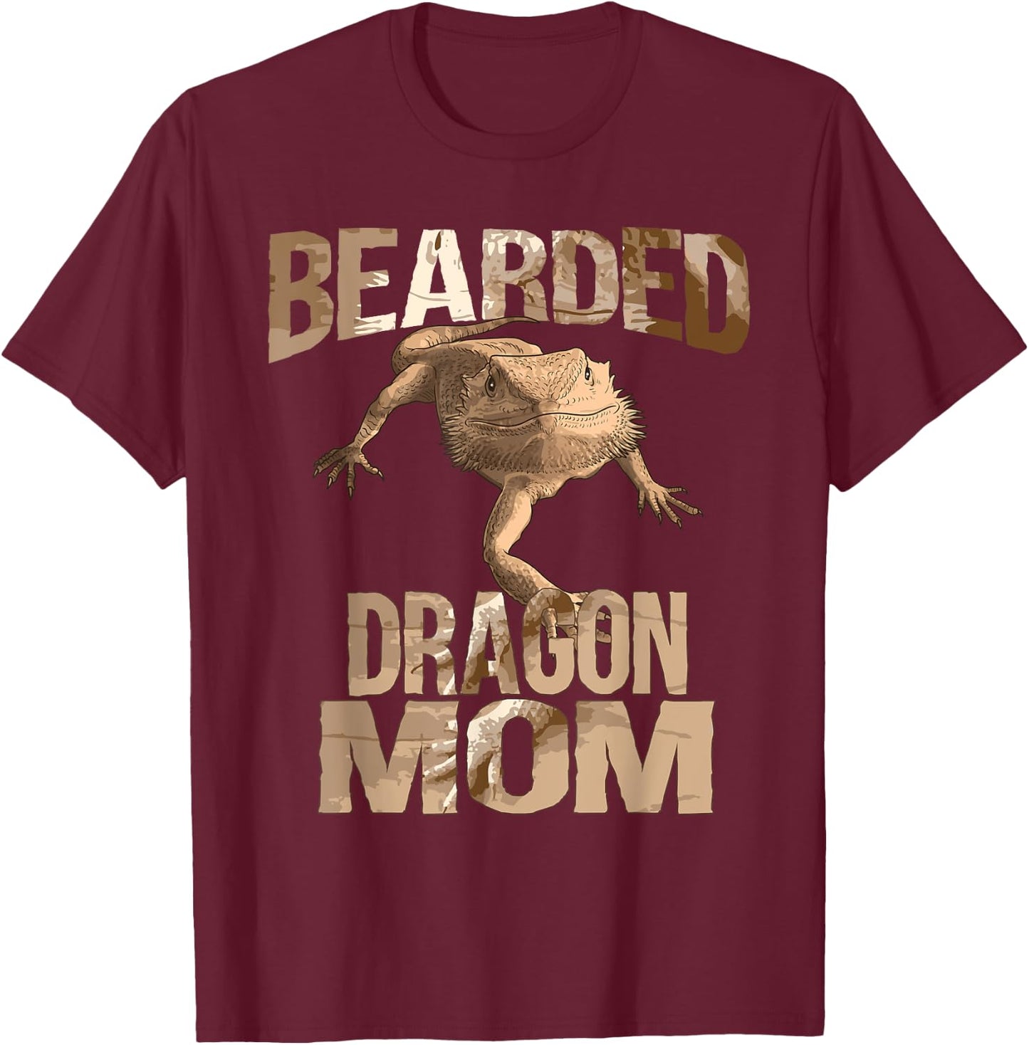 Cool Bearded Dragon Art Girls Bearded Dragon Lover T-Shirt - T-Shirt | Maroon