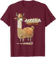 Alpaka Fan ALPAKA MIT STIL Lama Lustiges Alpakas T-Shirt - T-Shirt | Maroon