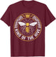 King Of The Hive Beekeeper Bee Lover Honey T-Shirt - T-Shirt | Maroon