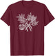 Walnut Nut Walnut Tree Leaves Botanist T-Shirt - T-Shirt | Maroon