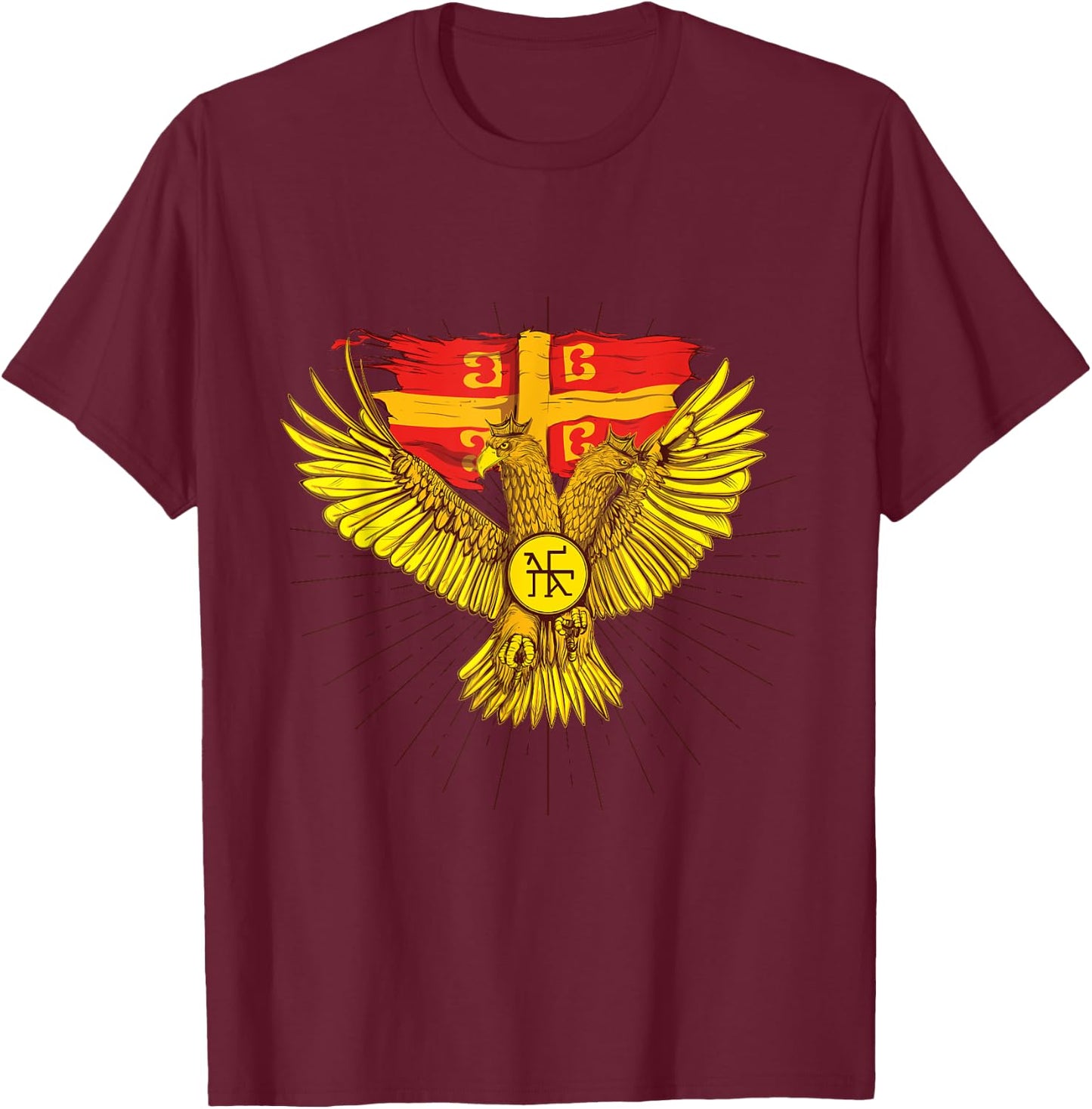 Byzantine Eagle T-Shirt - T-Shirt | Maroon