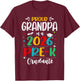 Proud Grandpa of A 2026 Pre K Graduate Boy Girl Kids T-Shirt - T-Shirt | Maroon