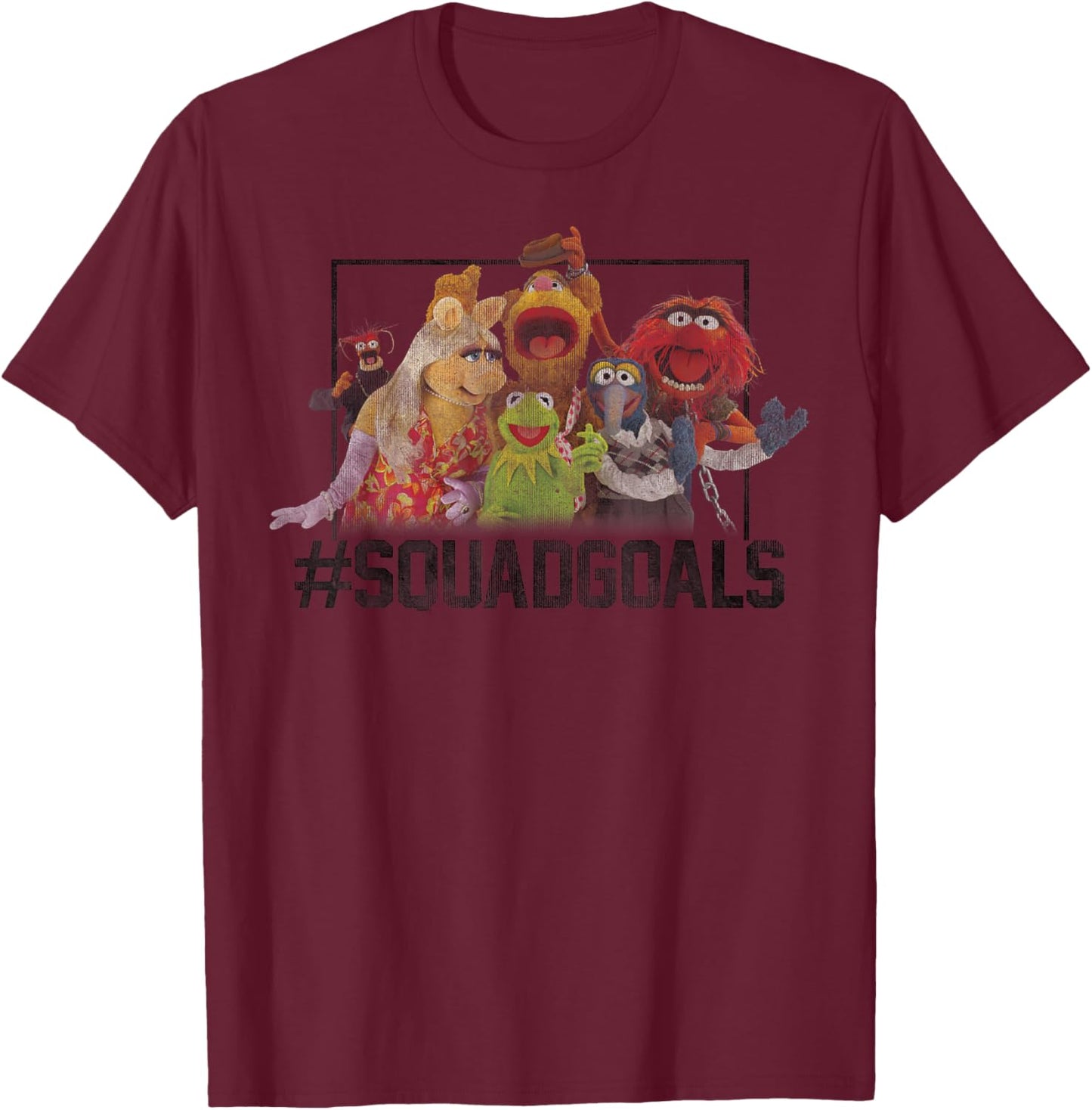Disney - Muppets Squad Goals T-Shirt - T-Shirt | Maroon