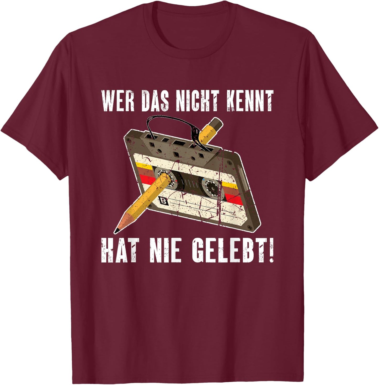 80s Outfit, Men's 90s Outfit, Women's T-Shirt - T-Shirt | Maroon
