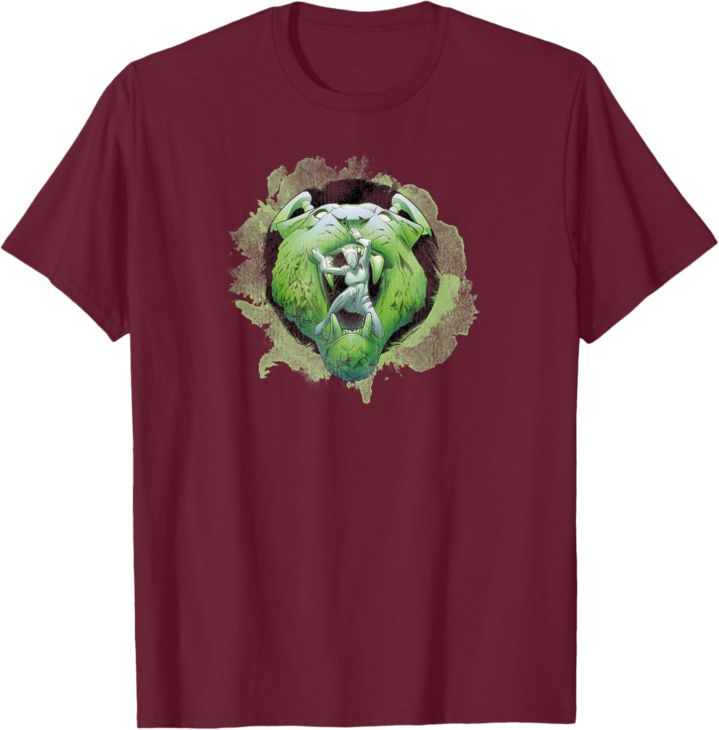 Marvel White Tiger Jaws Of The Enemy Graphic T-Shirt - T-Shirt | Maroon