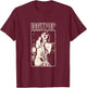 Iggy Pop , Herren & Damen, -Erwachsene, Rock-Fans, Casual-Kleidung, Schwarz, S, EU 40.0, Klassisch, U-Ausschnitt, Halbarm, Polyester 100% T-Shirt - T-Shirt | Maroon
