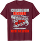 Anti Electric Car E-Car Petrol Engine Burner Motor , black T-Shirt - T-Shirt | Maroon