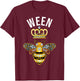 Ween Name Ween Birthday Gifts Queen Crown Bee Ween T-Shirt - T-Shirt | Maroon