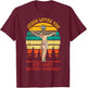 Jesus Christ Loves You But I Don't GFY Vintage Retro Sunset T-Shirt - T-Shirt | Maroon