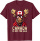Canada is Not for Sale Canadians Strong and Free T-Shirt - T-Shirt | Maroon