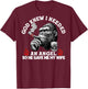 God Knew I Needed an Angel So He Gave Me My Wife Monkey T-Shirt - T-Shirt | Maroon
