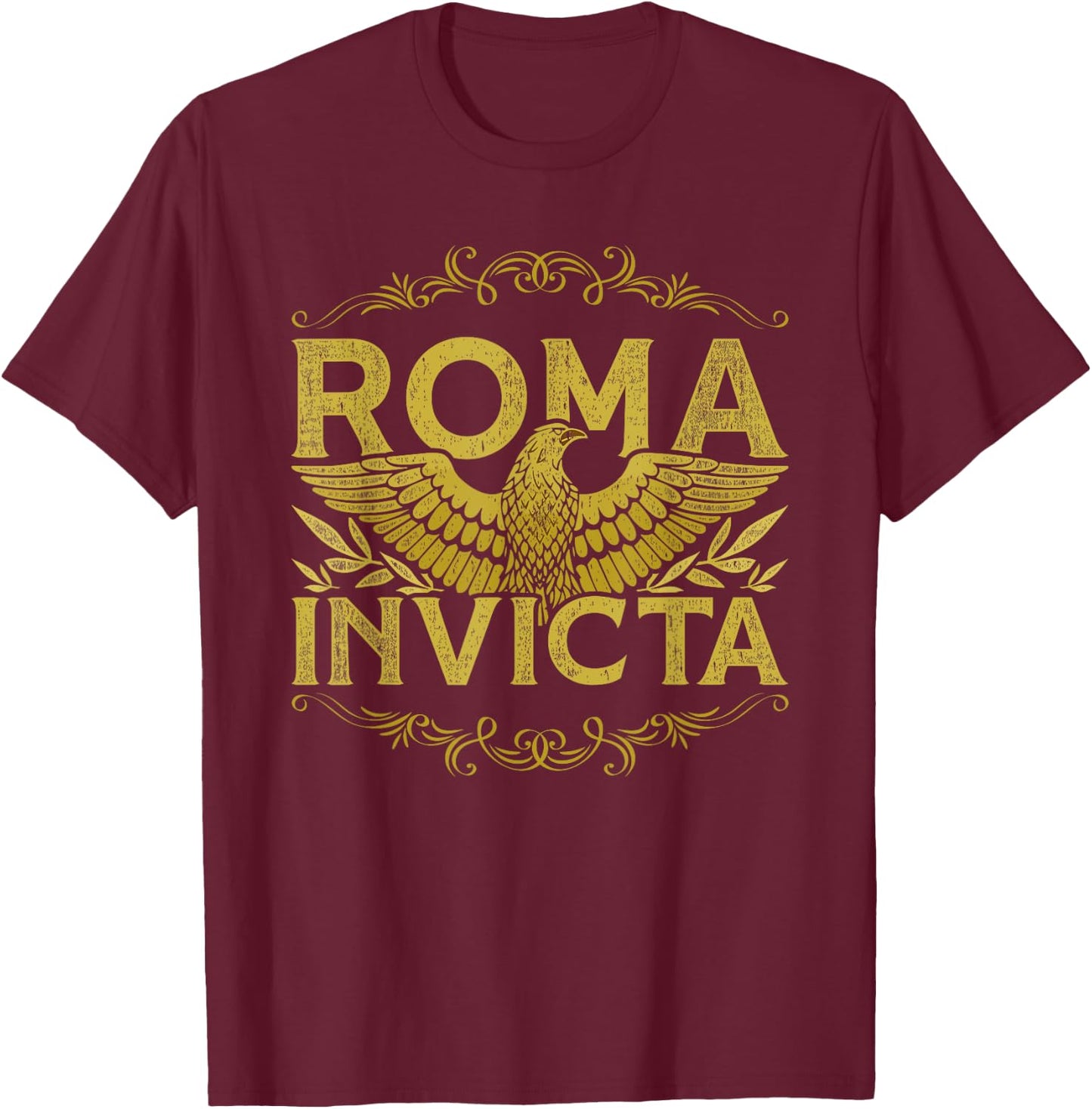 Saturnalia Roma Invicta T-Shirt - T-Shirt | Maroon