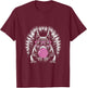 Cute Adorable Squirrel Blowing a Bubblegum Bubble Design T-Shirt - T-Shirt | Maroon