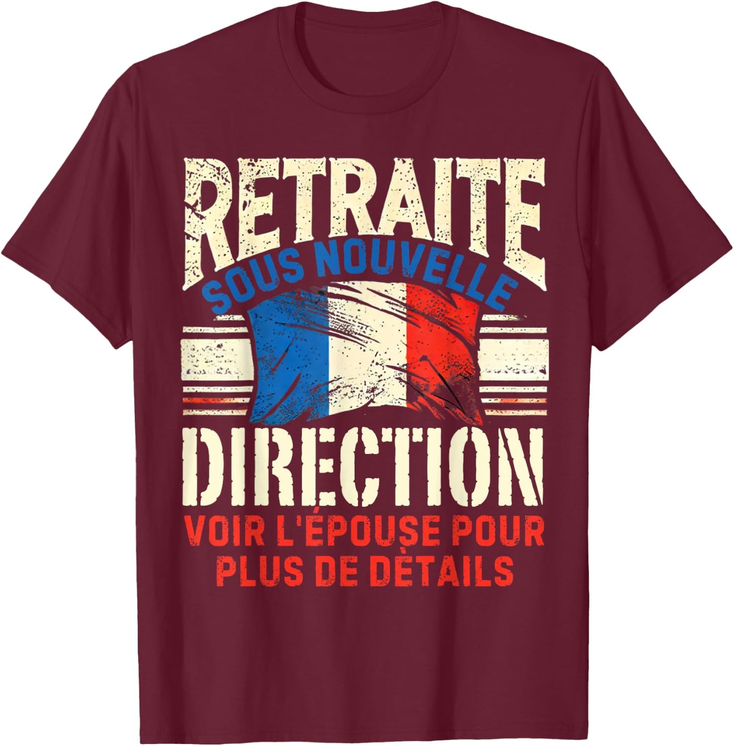 Retirement 2025 Man Retired 2025 , Black, S T-Shirt - T-Shirt | Maroon