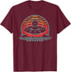 UFO Anime Space Cat Alien Retro Kawaii Funny T-Shirt - T-Shirt | Maroon