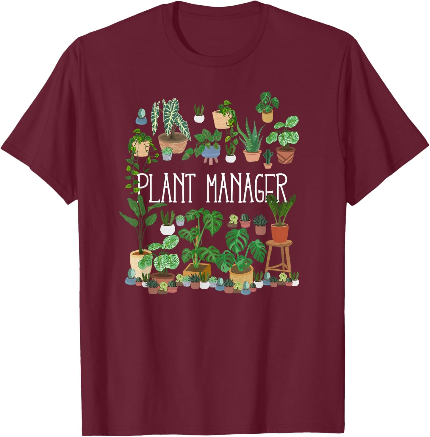 Plant Manager T-Shirt - T-Shirt | Maroon