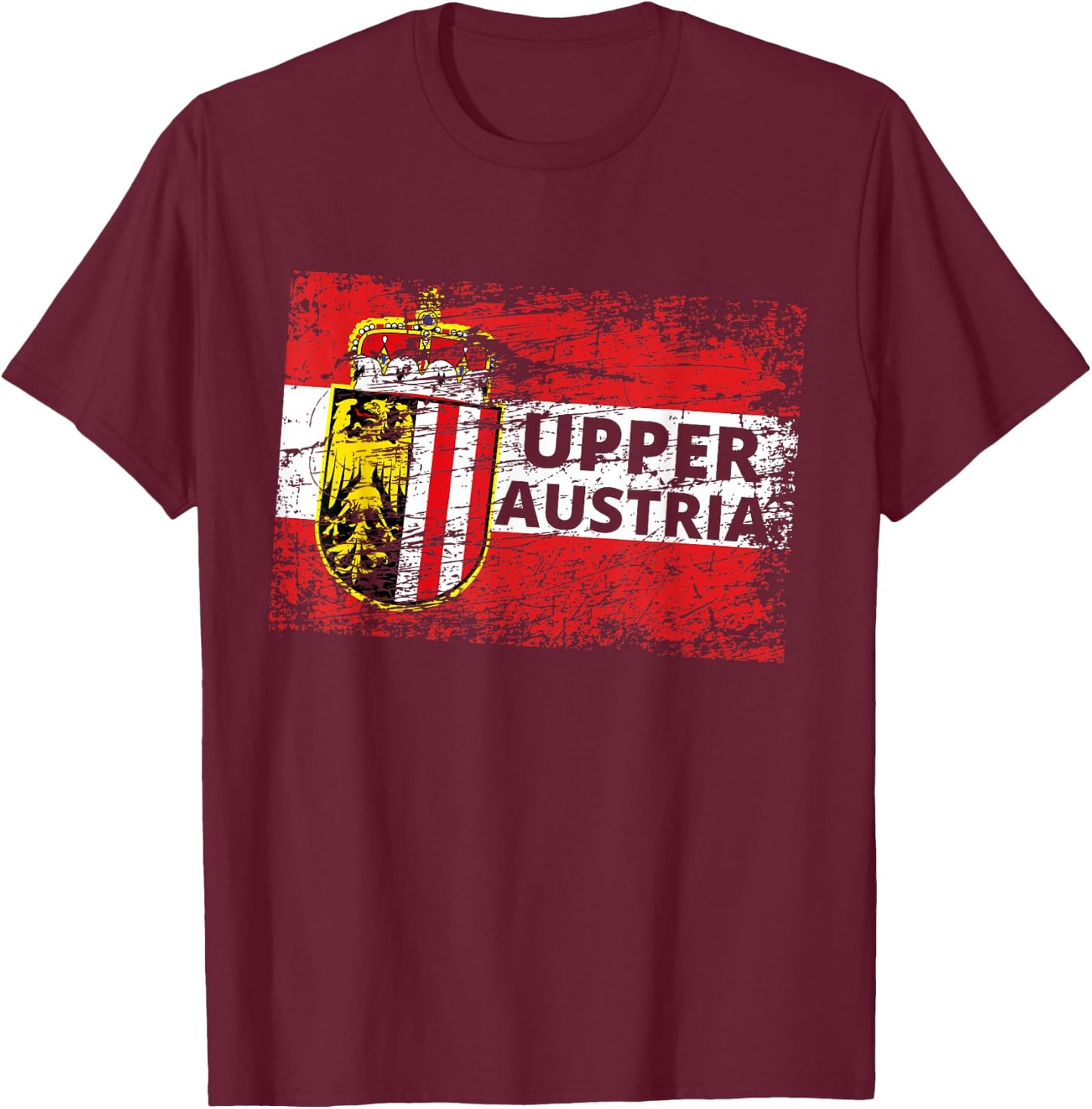 Oberösterreich Oberösterreicher/in Österreich Stolz OÖ , black T-Shirt - T-Shirt | Maroon