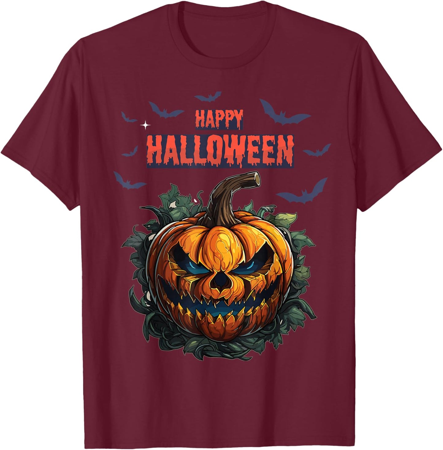 Halloween Lustig Geist Gespenst Party Kostüm T-Shirt - T-Shirt | Maroon