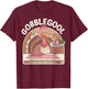Adults Thanksgiving - Black, Small, Short Sleeve T-Shirt - T-Shirt | Maroon