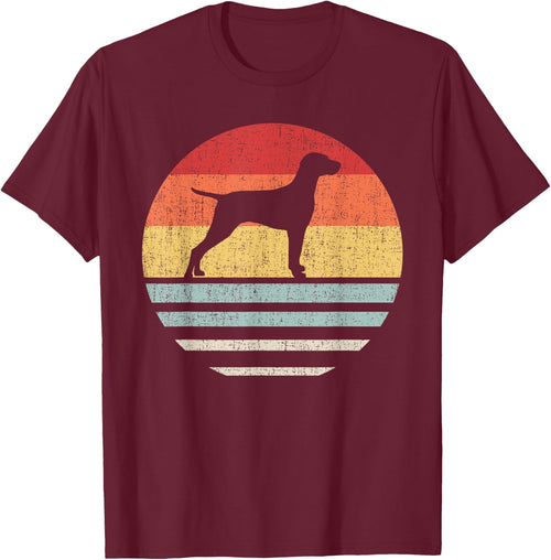 Vintage Retro Vizsla Dog Mom And Dad Cute Dog Lover Owner