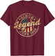 Legend Since June 1988 Vintage 38th Birthday Classic T-Shirt - T-Shirt | Maroon