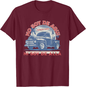 No Soy De Aqui Ni Soy De Alla Facundo Cabral T-Shirt - T-Shirt | Maroon