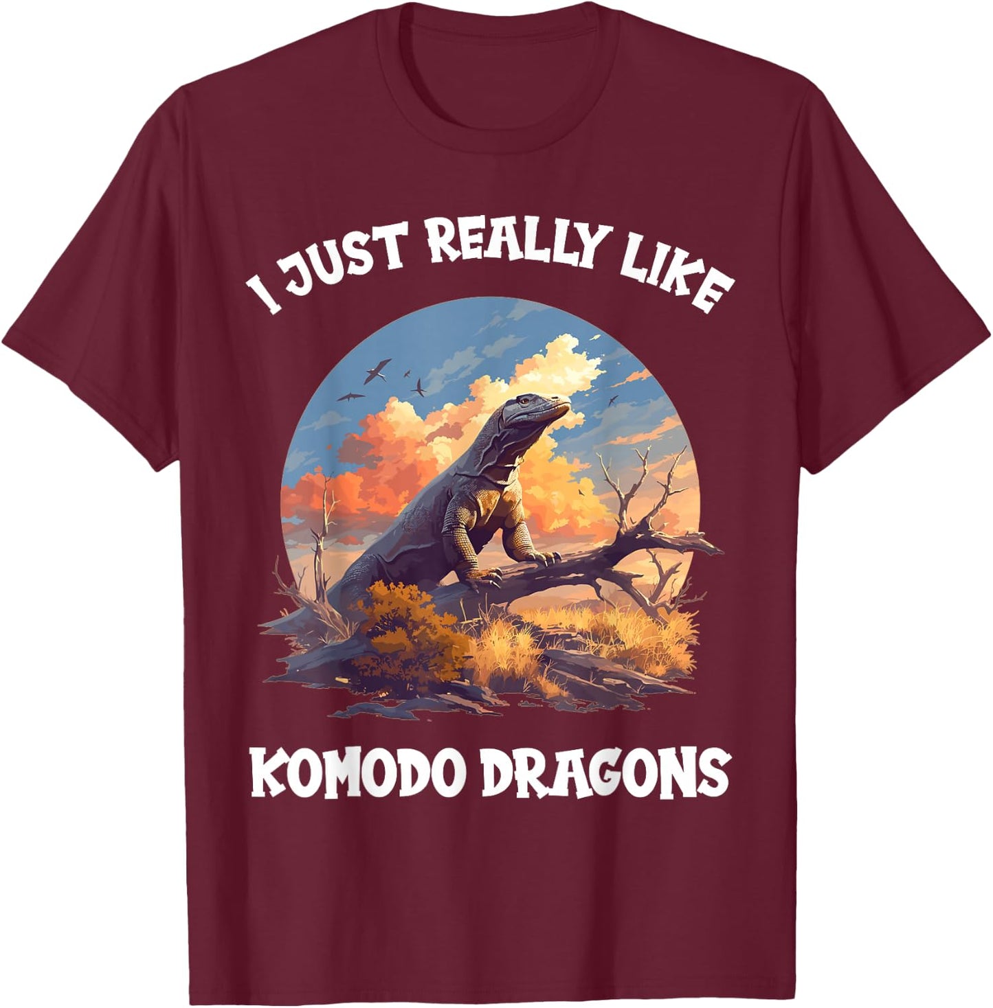 I just really like Komodo Dragons. Komodo Dragon T-Shirt - T-Shirt | Maroon
