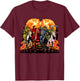 4 Horsemen Of The Apocalypse Revelation 6:1-8 Jesus Gift T-Shirt - T-Shirt | Maroon