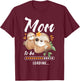Mummy To Be Baby Announcement Sloths T-Shirt - T-Shirt | Maroon