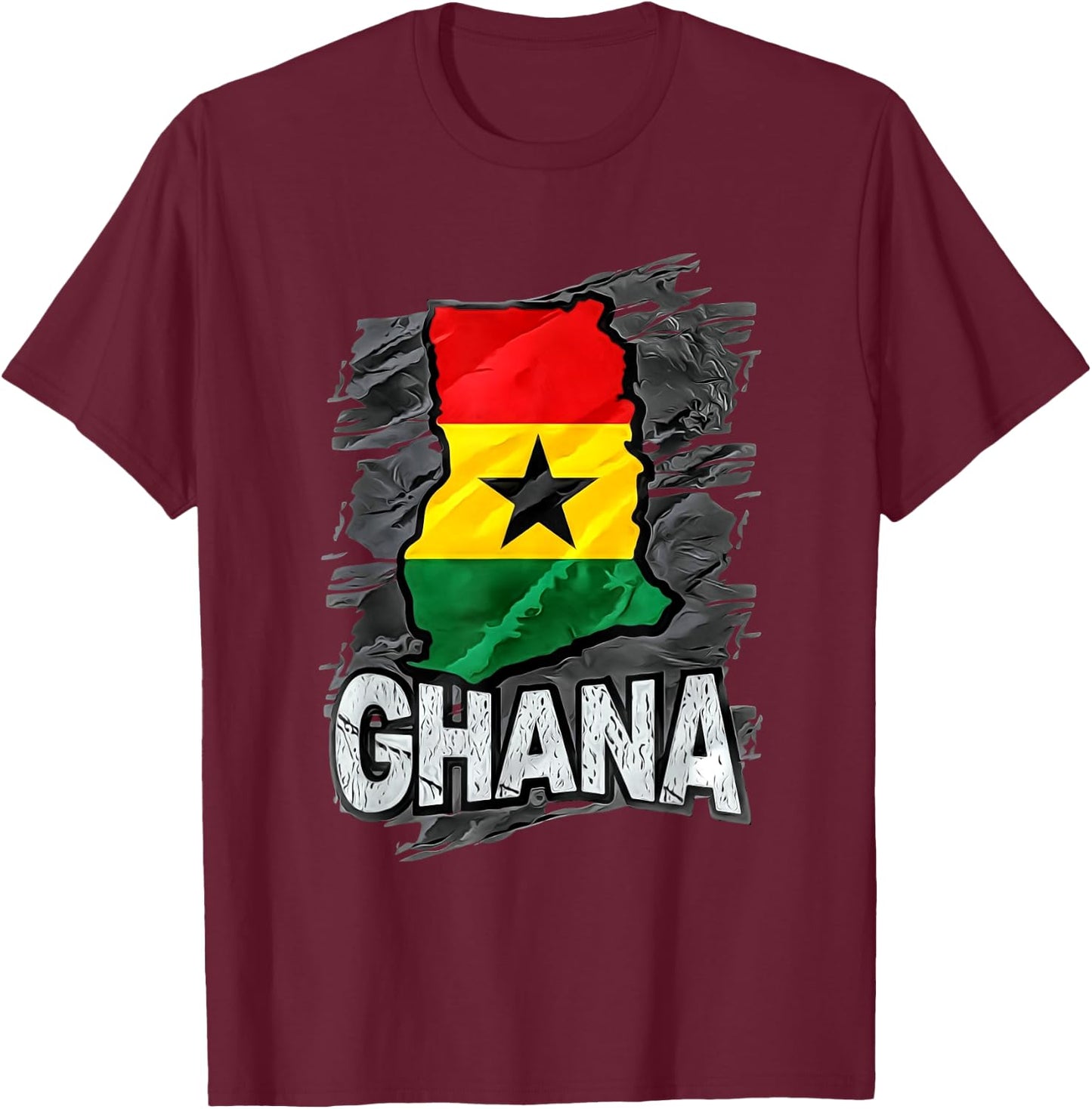 Ghana T-Shirt - T-Shirt | Maroon