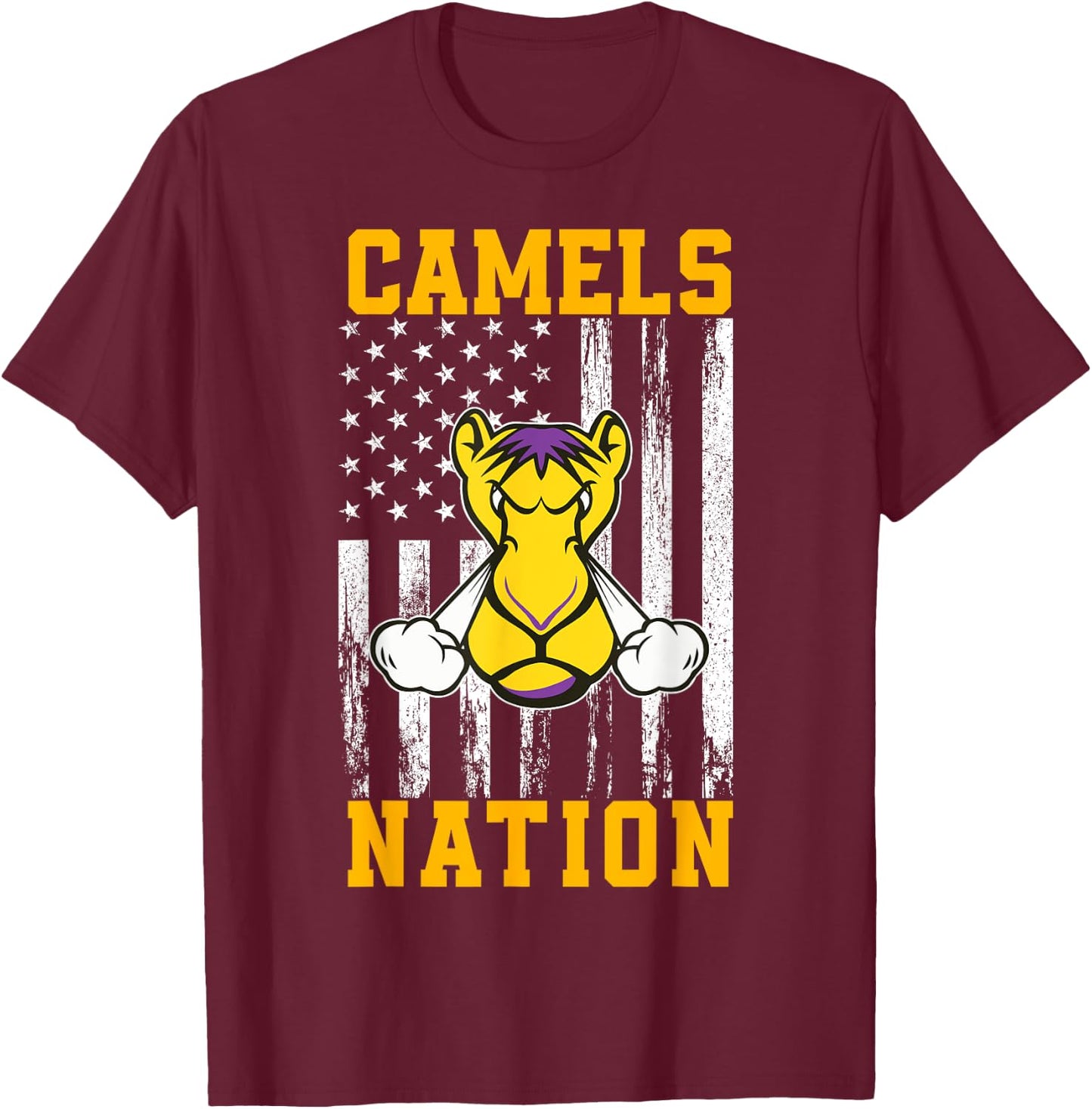Campbell County Camels Logo Nation HS T-Shirt - T-Shirt | Maroon