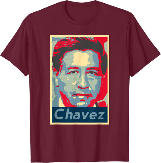 Si Se Puede Cesar Chavez Shirt T-Shirt - T-Shirt | Maroon