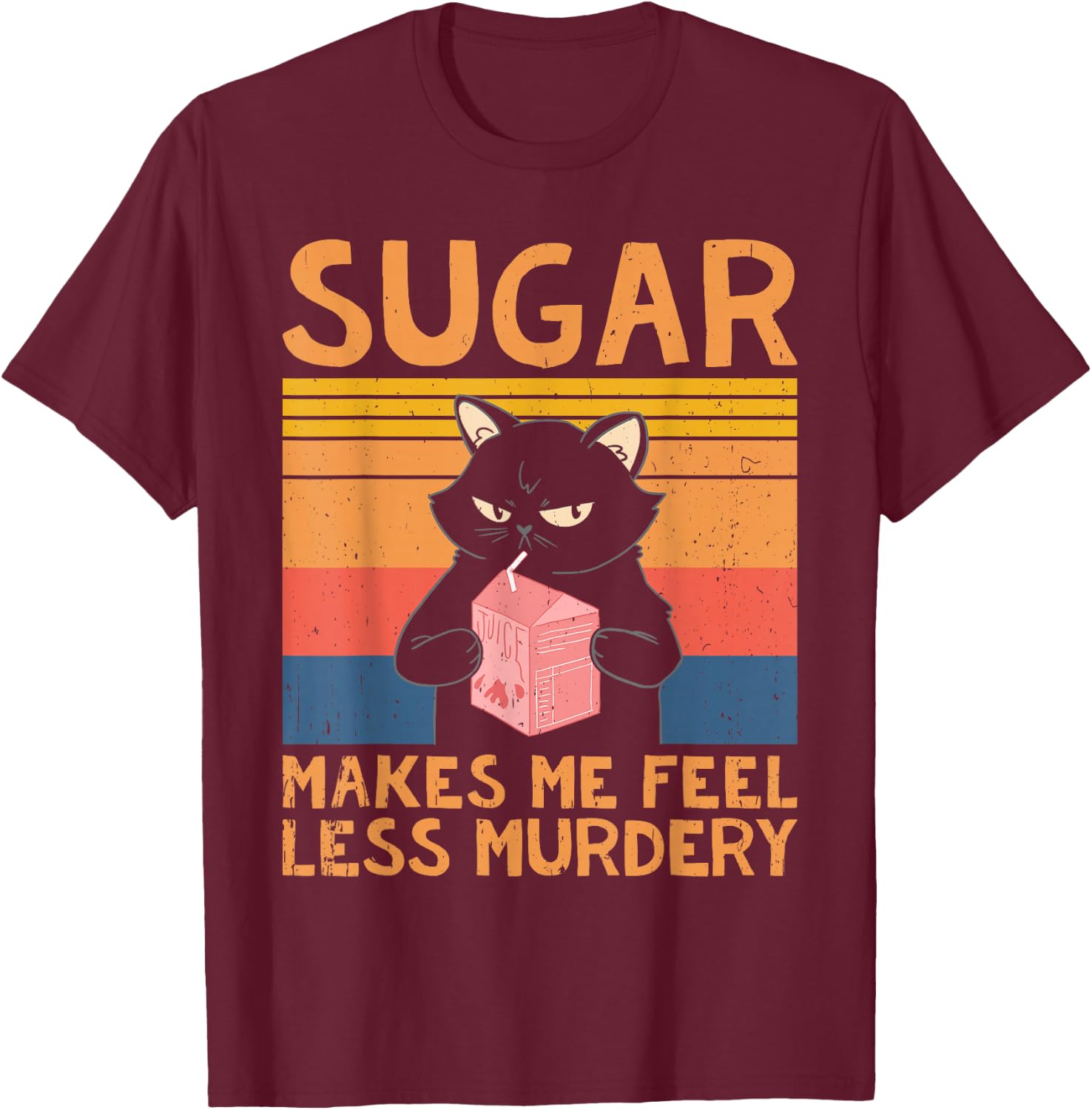 Funny T1D Blood Diabetes Type 1 Diabetic T-Shirt - T-Shirt | Maroon