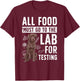 Chocolate Lab Owner Funny Chocolate Labrador Lover T-Shirt - T-Shirt | Maroon