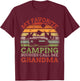 My Favorite Camping Buddies Call Me Grandma Fathers Day T-Shirt - T-Shirt | Maroon
