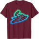 Jetski Water Sports Children Boys Men T-Shirt - T-Shirt | Maroon