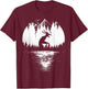 Wendigo Folklore Cryptozoology Women Kids! Cryptid T-Shirt - T-Shirt | Maroon